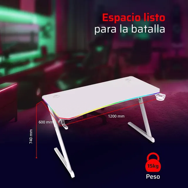 Escritorio Gaming Balam Rush MRX8000 — vista 3
