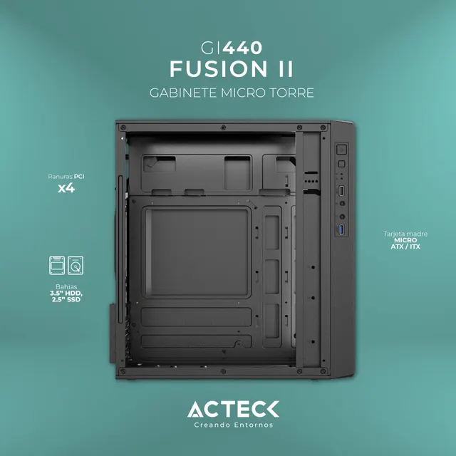 Gabinete ACTECK GI440 — vista 2