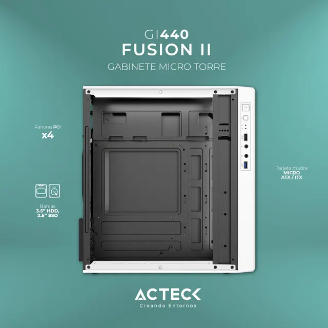 Gabinete ACTECK GI440 — vista 2