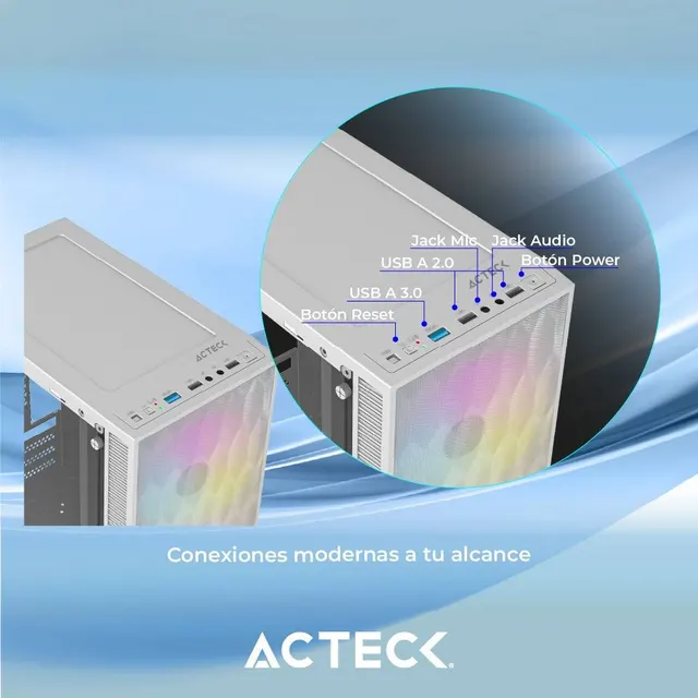 Gabinetes para computadoras ACTECK GC470 — vista 4
