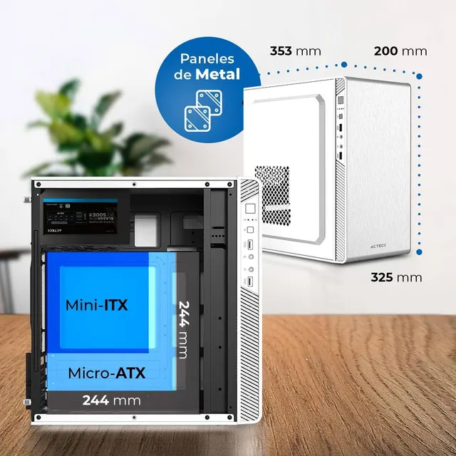 Gabinetes para computadoras  ACTECK GI215F — vista 4