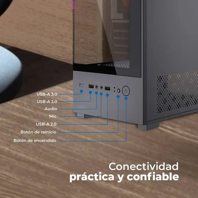 Gabinetes Gaming Balam Rush PANORAK  GC600 — vista 4