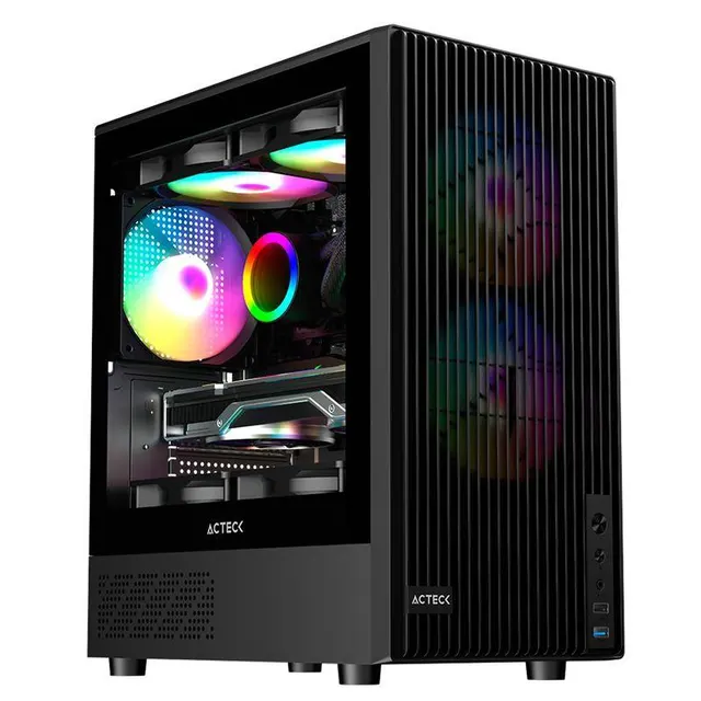 Gabinetes Gaming ACTECK ZYRON GC606 — vista 2