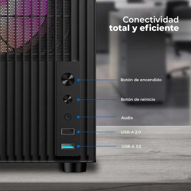 Gabinetes Gaming ACTECK ZYRON GC606 — vista 4