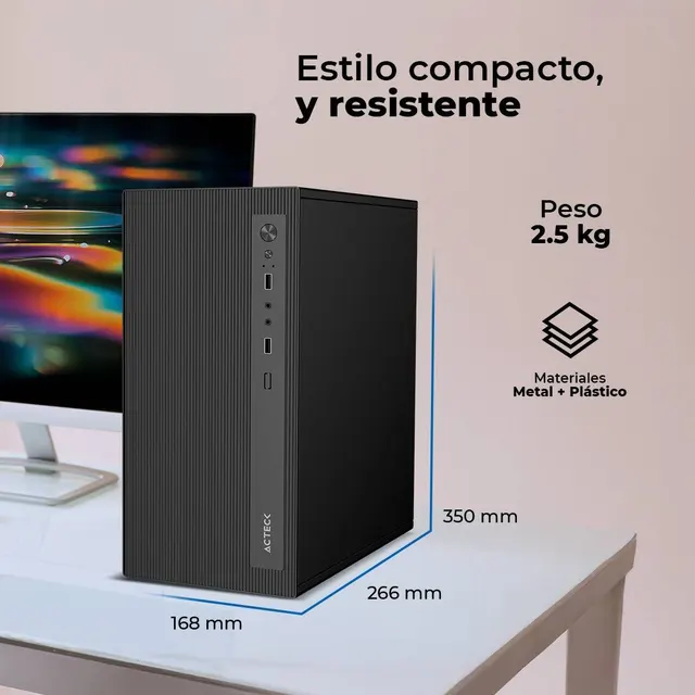 Gabinetes para Computadoras ACTECK PERFORMANCE MINI III GI215M — vista 4