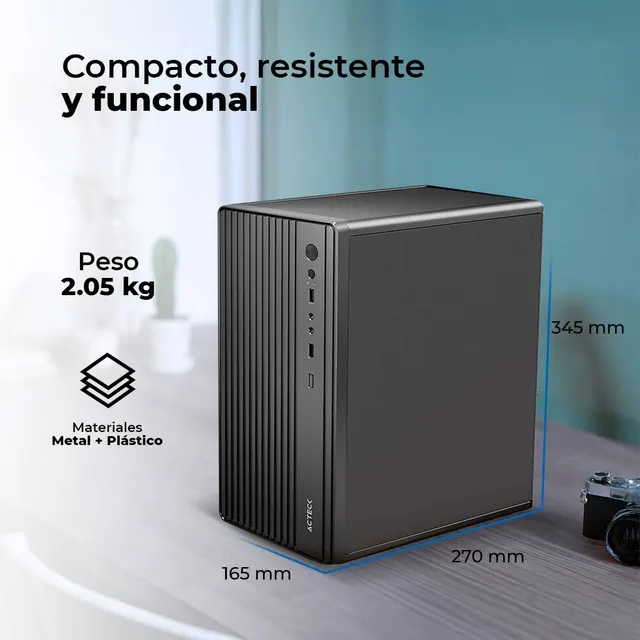Gabinetes para Computadoras ACTECK PERFORMANCE MINI III GI210M — vista 4