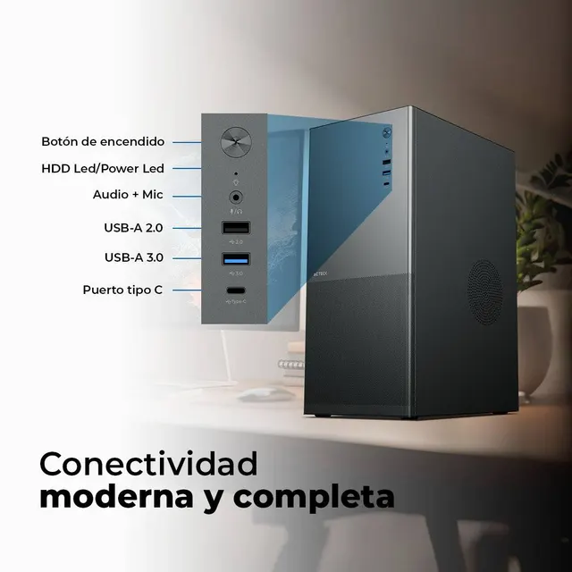 Gabinetes para Computadoras ACTECK REX MAX GM757 — vista 3
