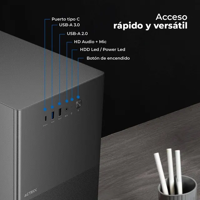 Gabinetes para Computadoras ACTECK REX PRO GI757 — vista 4