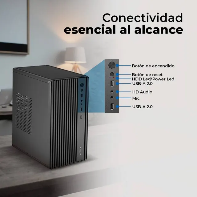 Gabinetes para Computadoras ACTECK APEX GI205F — vista 3