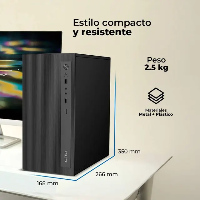 Gabinetes para Computadoras ACTECK ZARETH GI210F — vista 4