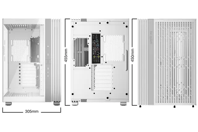 Gabinetes Gaming Be Quiet GABINETE LIGHT BASE 600 DX WHITE — vista 5