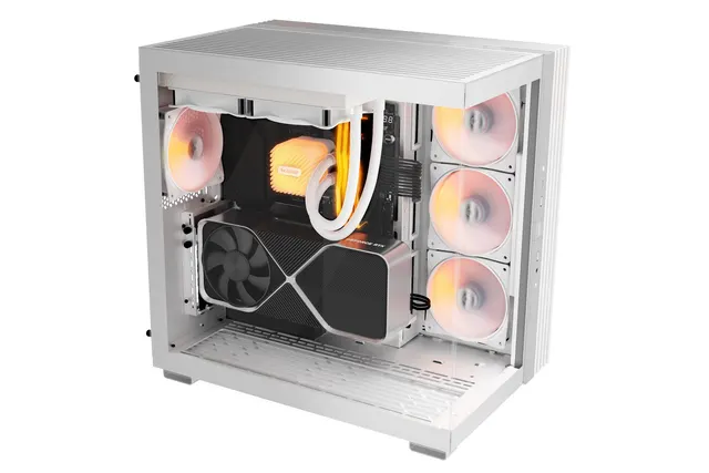Gabinetes Gaming Be Quiet LIGHT BASE 600 LX WHITE — vista 3