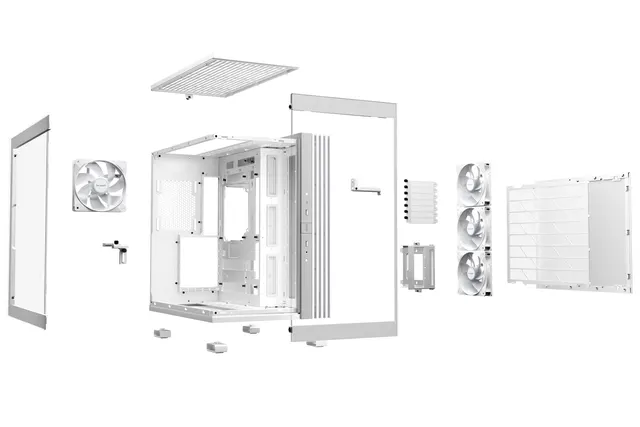 Gabinetes Gaming Be Quiet LIGHT BASE 600 LX WHITE — vista 4