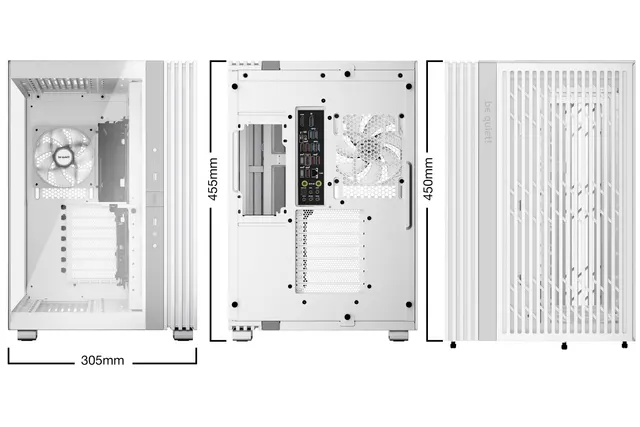 Gabinetes Gaming Be Quiet LIGHT BASE 600 LX WHITE — vista 5