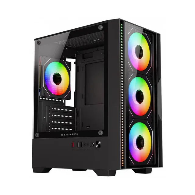 Gabinetes Gaming Balam Rush NITROX EDGE PRO CRYSTAL 4900C — vista 2