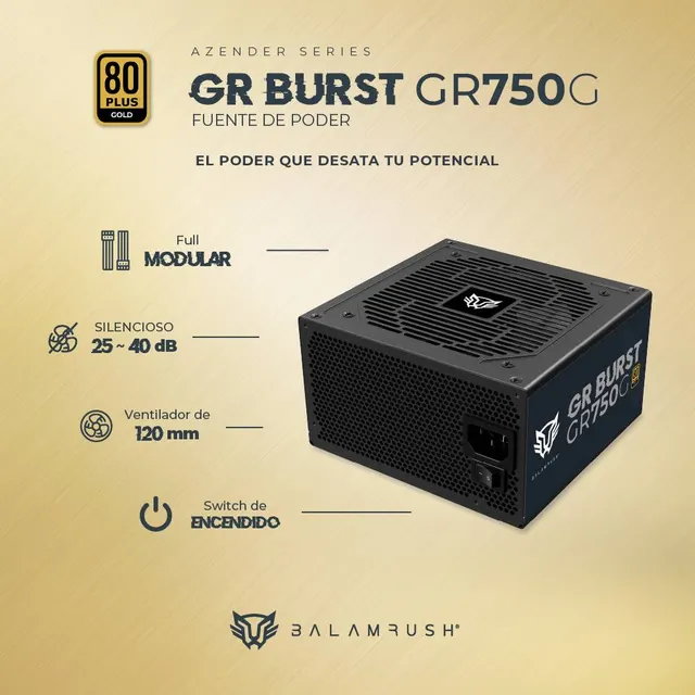 Fuente de poder  Balam Rush GR750G — vista 3