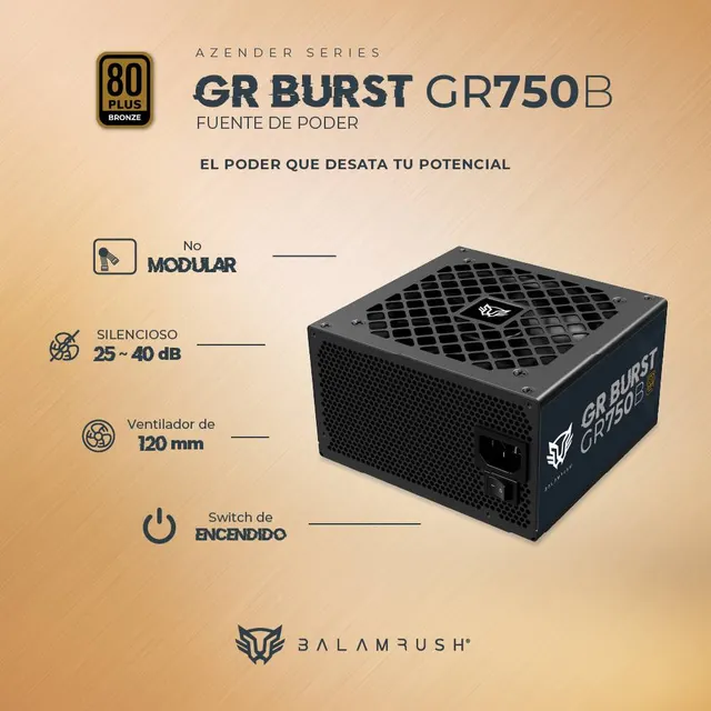 Fuente de poder Balam Rush GR750B — vista 3