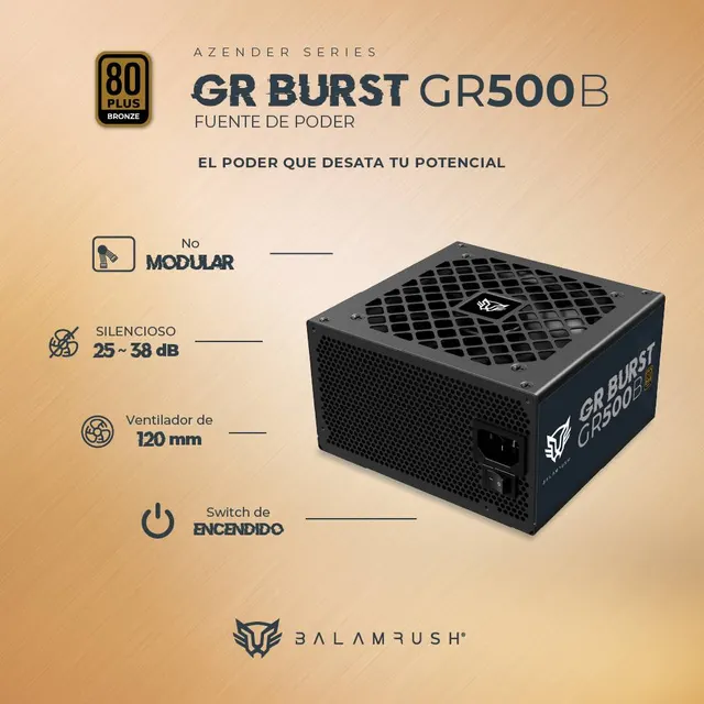 Fuente de poder Balam Rush GR500B — vista 3