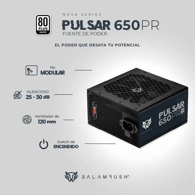 Fuente de poder Balam Rush 650PR — vista 3