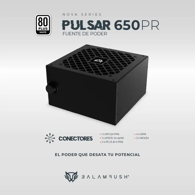 Fuente de poder Balam Rush 650PR — vista 4