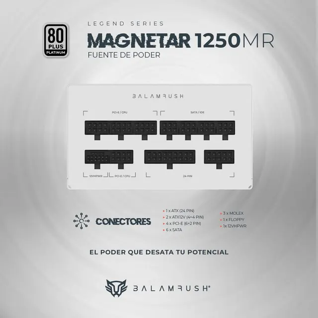 Fuente de poder  Balam Rush 1250MR — vista 5