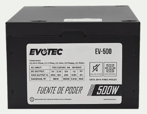 Fuente de Poder EVOTEC EV-500 — vista 4