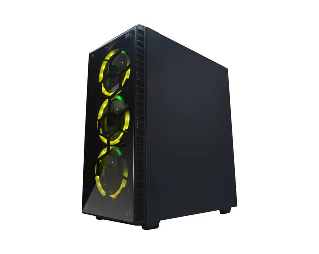 Gabinete Gaming Naceb Gaming HYDRA Crystal Case — vista 2