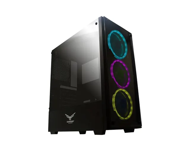Gabinete Gaming Naceb Gaming PLAYER Crystal Case — vista 2