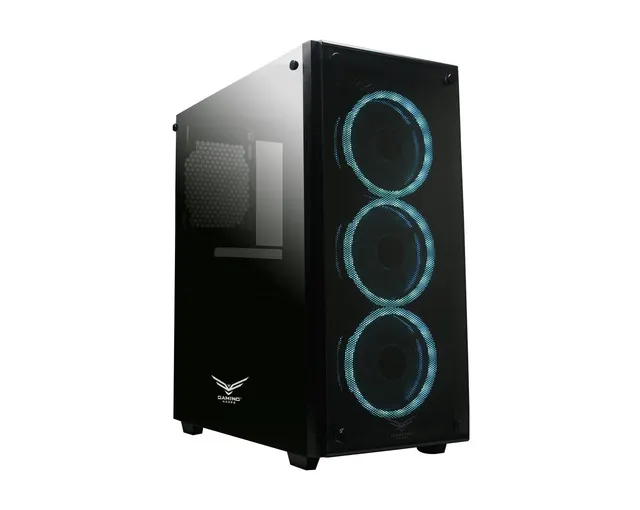 Gabinete Gaming Naceb Gaming PLAYER Crystal Case — vista 3