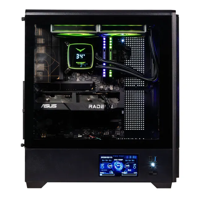 Gabinete Naceb Technology NA-0658LCD — vista 2