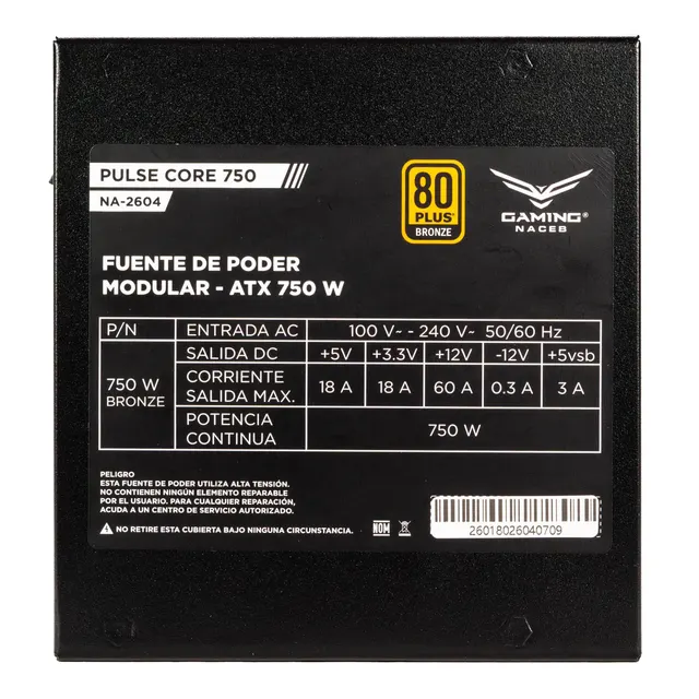 Fuente de poder Naceb Technology NA-2598 — vista 4