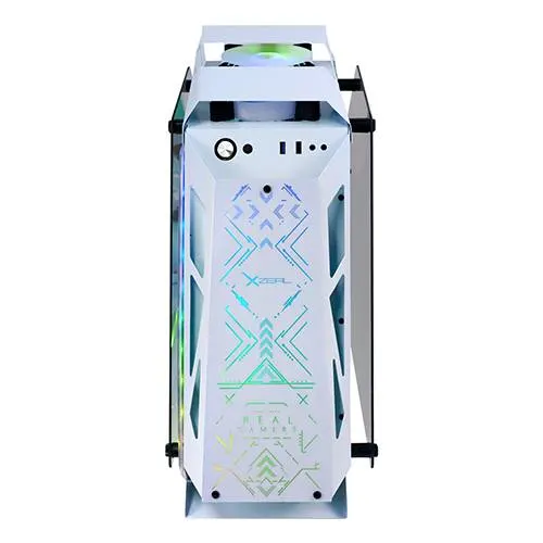 Gabinete Gamer Xzeal XZGAIRRGBW — vista 2
