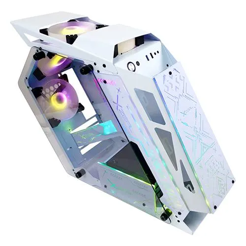 Gabinete Gamer Xzeal XZGAIRRGBW — vista 3