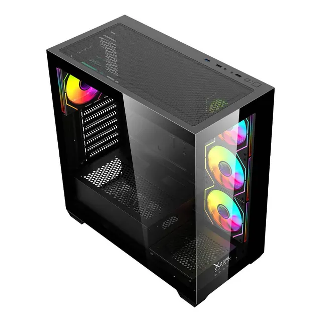 Gabinetes Gaming Xzeal XZCGB08B — vista 2