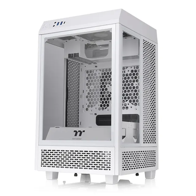Gabinete  THERMALTAKE The Tower 100 Snow Mini Chassis — vista 5