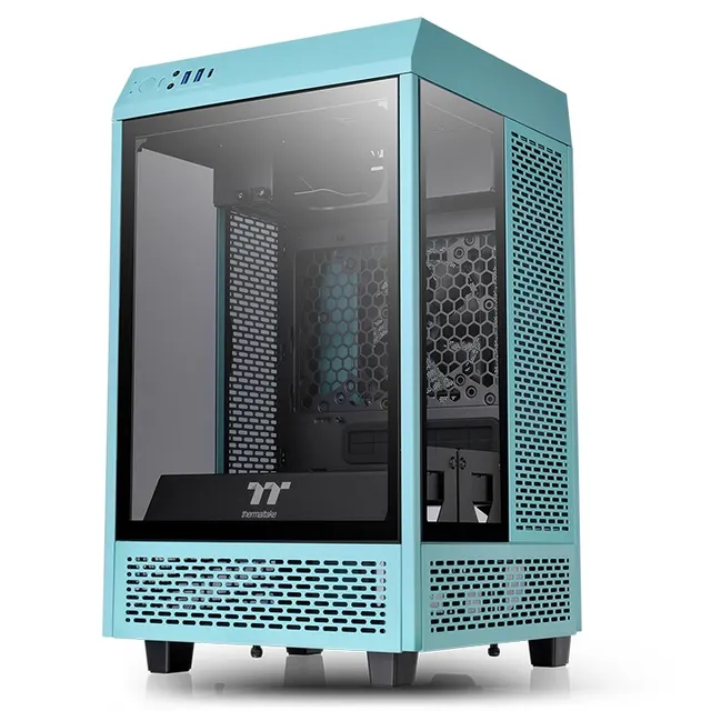 Gabinete  THERMALTAKE The Tower 100 Turquoise Mini Chassi — vista 5