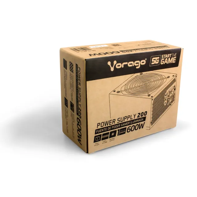 Fuente de Poder Gaming VORAGO PSU-200 — vista 4