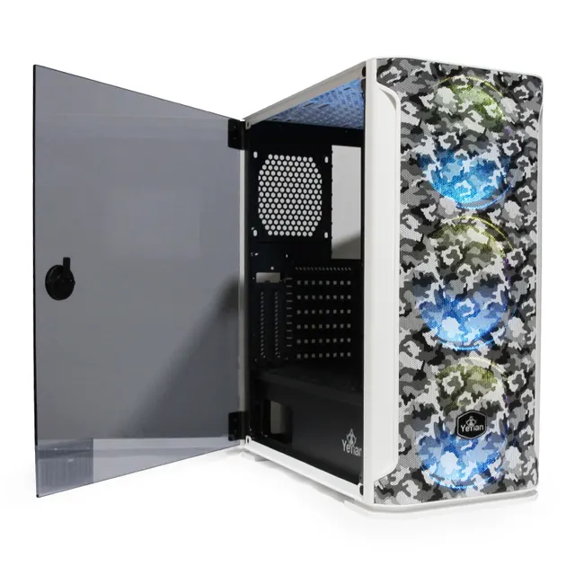 GABINETE  HOLLOW 2500 ATX,C/T 3VEN ARGB/MESH/ Yeyian YGH-49704 — vista 10