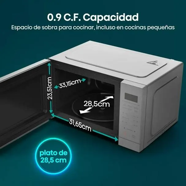 Microondas Hisense HMMS2509SP — vista 4