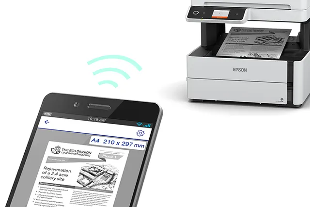 Multifuncional Monocromático EPSON EcoTank® M EPSON C11CG92301 — vista 4