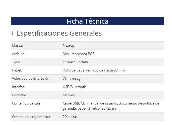Impresora Nextep NE-512B — vista 3