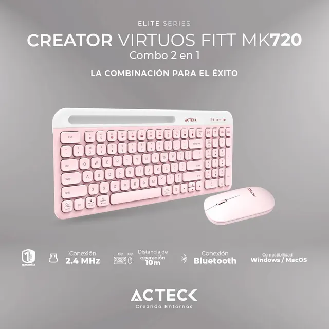 Kit teclado y mouse ACTECK MK720 — vista 2