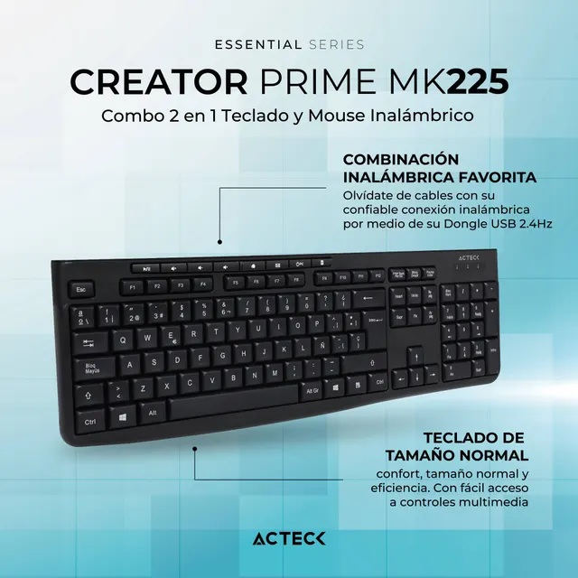 Kits para Teclado y Mouse ACTECK Essential Series — vista 2