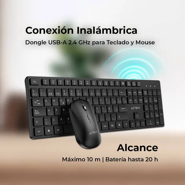 Kits para Teclado y Mouse ACTECK CREATOR VANTAGE  AERO MK555 — vista 3