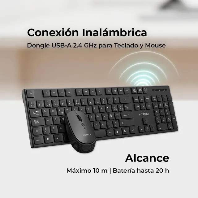 Kits para Teclado y Mouse ACTECK CREATOR VANTAGE PRIME MK555 — vista 3