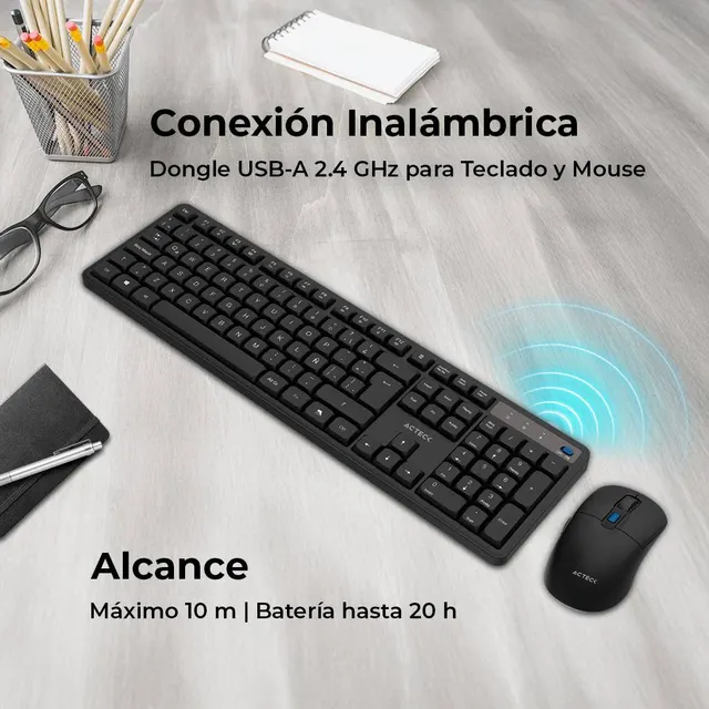 Kits para Teclado y Mouse ACTECK CREATOR SILENT PRO M474 — vista 3
