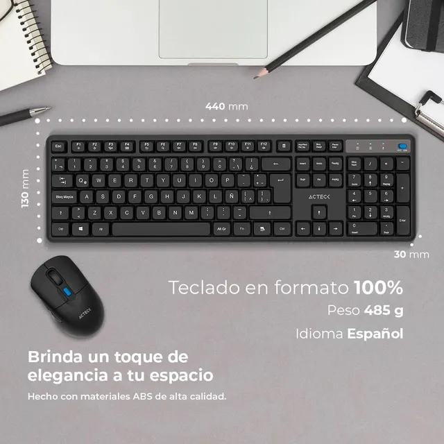 Kits para Teclado y Mouse ACTECK CREATOR SILENT PRO M474 — vista 4