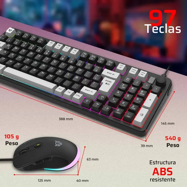 Kits para Teclado y Mouse Balam Rush KG515 — vista 3