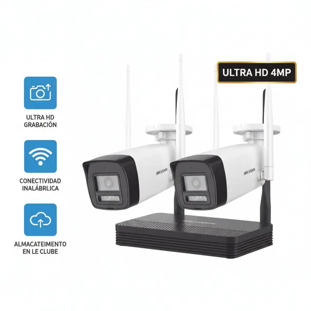 Kits de Videovigilancia HIKVISION NKS422W0H — vista 2