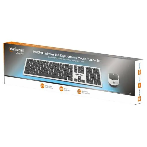 Kit de teclado y mouse MANHATTAN 180788 — vista 3